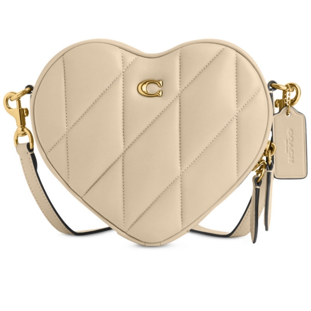 Coach quilted leather heart crossbody bag New With Tags Sealed!
